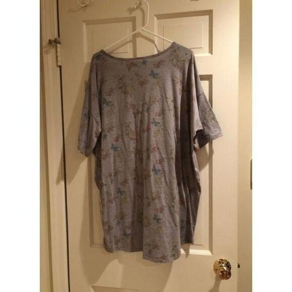 Lularoe Irma Butterflies Grey 2XL - Picture 3 of 3